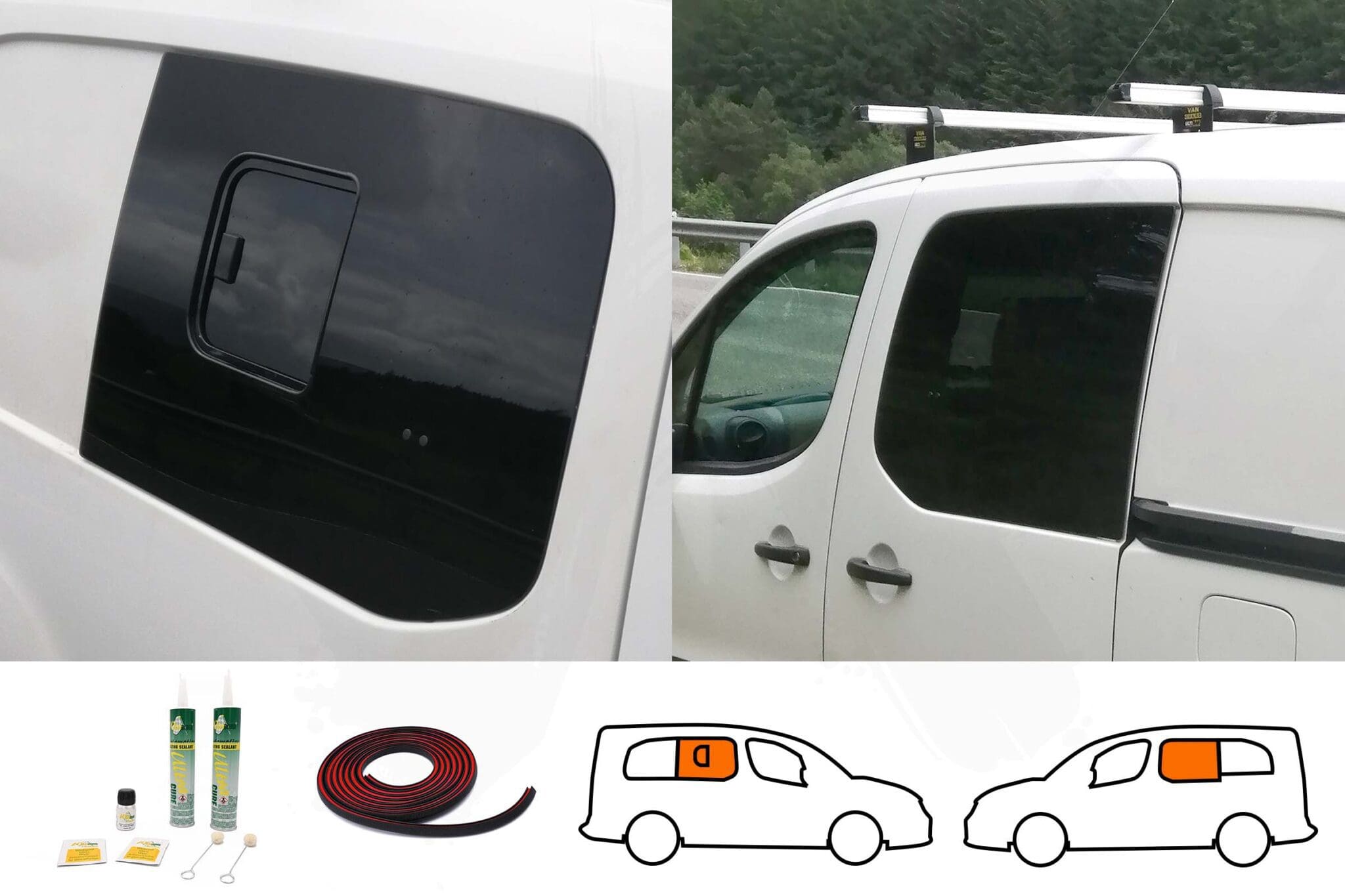 Citroen Berlingo Conversion Windows VanPimps