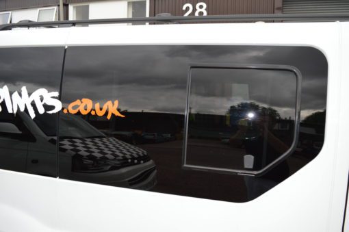 Nissan Primastar Pair Of Privacy Tinted Opening Windows For Twin Sliding Doors With FREE Fitting Kit Worth Over £50.00