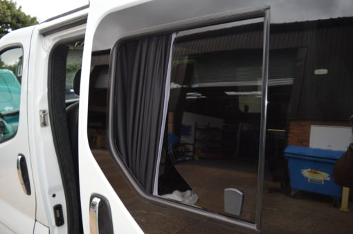Nissan Primastar Pair Of Privacy Tinted Opening Windows For Twin Sliding Doors With FREE Fitting Kit Worth Over £50.00