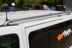 Renault Trafic x82 Mirror Polished Stainless Steel Roof Bars LWB
