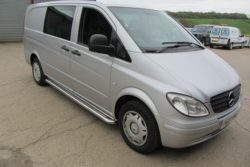 Mercedes Vito Apollo Stainless Steel Polished Side Steps (XLWB L2)
