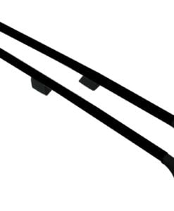 Nissan Primastar Black Aluminium Roof Rails and Cross Bars Set (LWB)