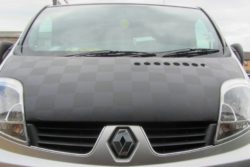 Vauxhall Vivaro 2014> Chequered Bonnet Bra