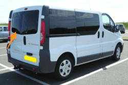 Renault Trafic Nearside Back Door Glass In Privacy Tint
