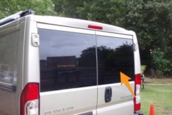 Peugeot Boxer Offside Back Door Glass In Privacy Tint