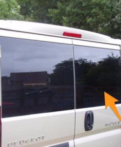 Fiat Ducato Offside Back Door Glass In Privacy Tint