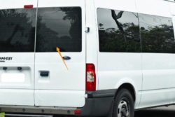 Ford Transit Offside Back Door Window In Privacy Tint