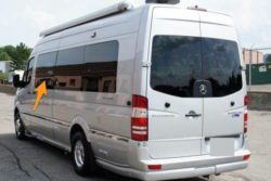 VW Crafter N/S/F Fixed Window in Privacy Tint MWB LWB