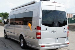 Mercedes Sprinter N/S/R Fixed Window In Privacy Tint LWB