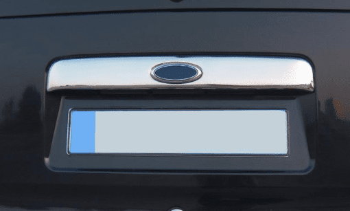 Ford Transit Stainless Steel Mirror Polished Rear Grab Handle Cover