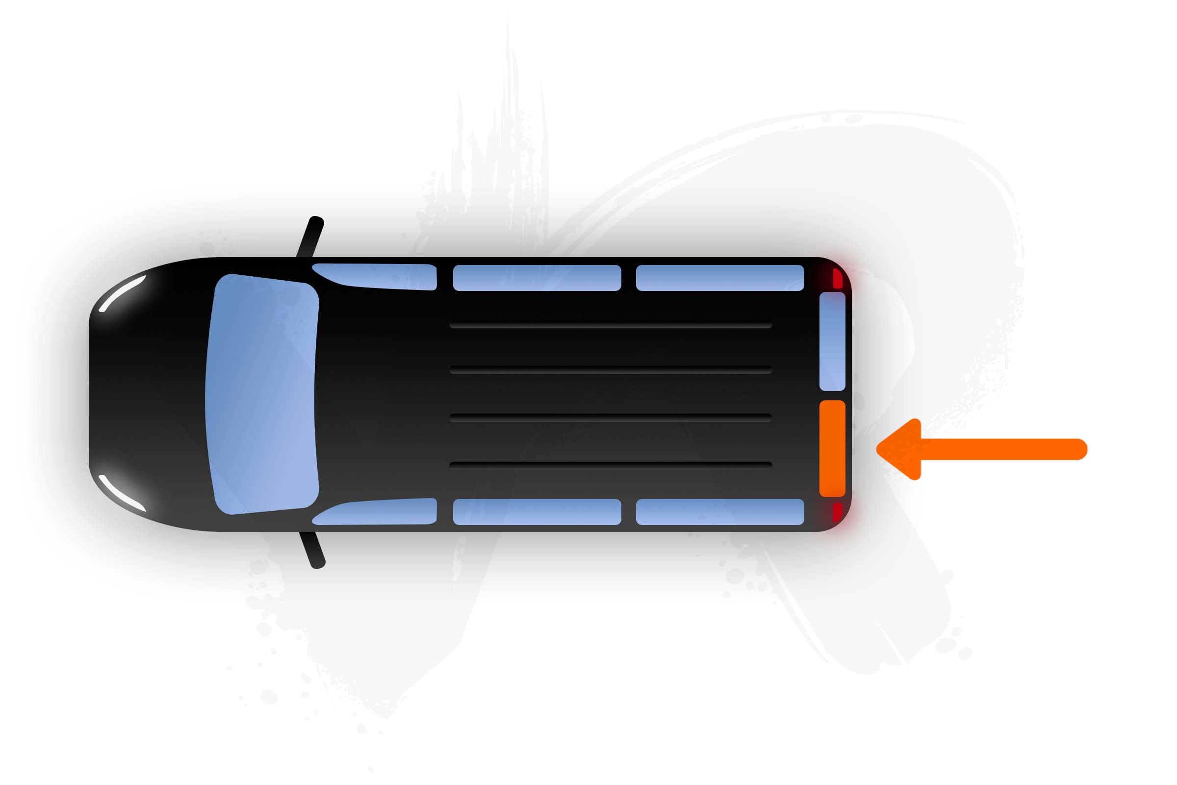Nissan NV200 Back Door Windows (Pair) In Privacy Tint VanPimps